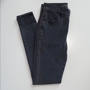 AMERICAN EAGLE Super Super Stretch X4 Jeans (grey)